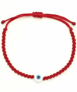 GREECE Evil Eye Braided Bead Bracelet JEWELRY