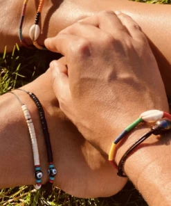 GREECE Evil Eye Chaolite Anklet