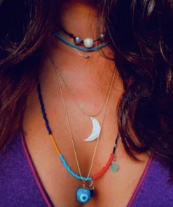 GREECE Evil Eye Pendant Necklace