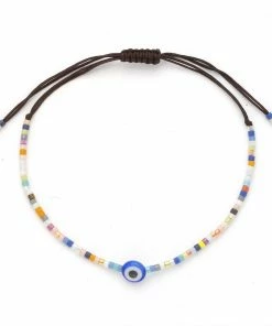 GREECE Evil Eye Thread Bracelet