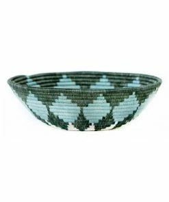 RWANDA Large Silver Blue Hope Bowl