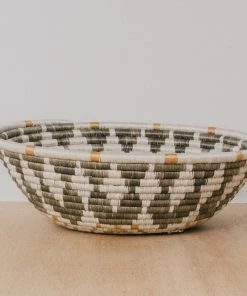 RWANDA HOME 14" Extra Large Soft Gold Intore Basket
