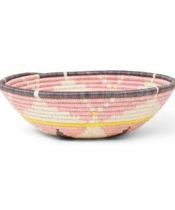 RWANDA 14" Extra Large Pale Blush & Sun Kwizera Bowl HOME