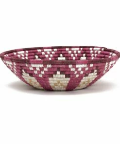 RWANDA Extra Large Mauve Fig Bowl HOME
