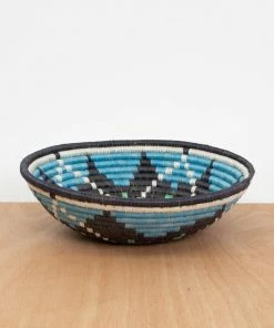RWANDA Large Arctic Blue Tumaini Bowl