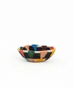 RWANDA HOME Small Black + Neon Nyota Bowl