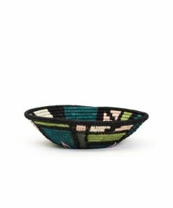 RWANDA Large Ivy + Blush Mosaic Bowl