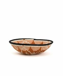 RWANDA HOME Large Dusty Peach + Wheat Tumaini Bowl