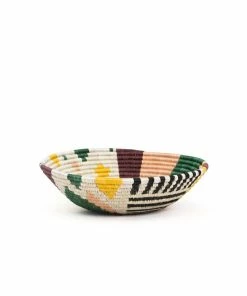 RWANDA Large Dusty Peach + Fir Biko Bowl HOME