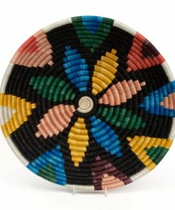 RWANDA Extra Large Black + Neon Jua Bowl