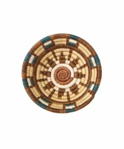 RWANDA Small Sand + Hunter Green Kisasa Bowl HOME