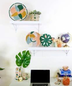 RWANDA HOME Jadi Metallic Floret Hot Pad 7 RWANDA HOME Jadi Metallic Floret Hot Pad