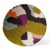 RWANDA HOME 14" Extra Large Multicolor Kolagi Round Basket