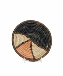 UGANDA 6" Small Peach Soleil Round Basket