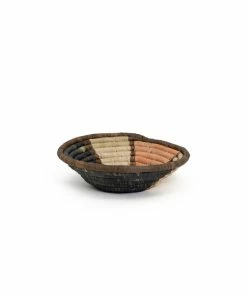 UGANDA 6" Small Peach Soleil Round Basket