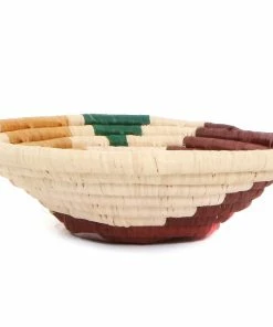 UGANDA HOME 6" Small Vivid Sukari Round Basket 8 UGANDA HOME 6