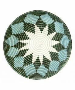 RWANDA Large Silver Blue Hope Bowl