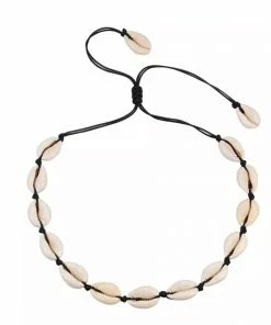 GREECE Bohemian Cowrie Shell Choker