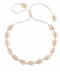 GREECE Bohemian Cowrie Shell Choker