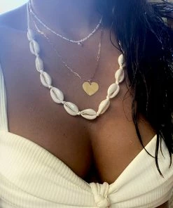 GREECE Bohemian Cowrie Shell Choker