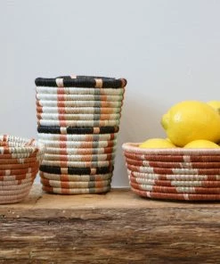 RWANDA Peach Tiny Vase / Pencil Holder