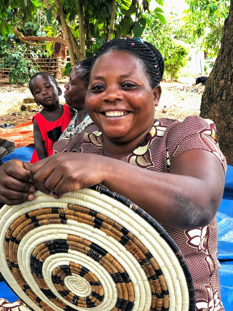 UGANDA HOME Ochre Arrows Plate 7 UGANDA HOME Ochre Arrows Plate