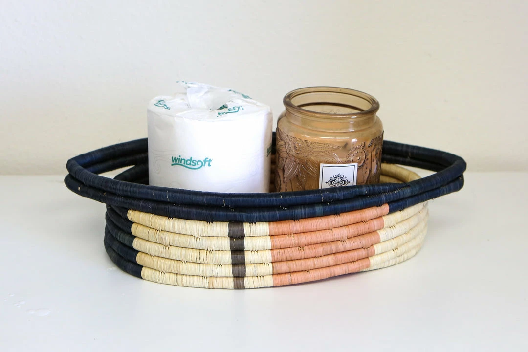 UGANDA HOME Peach Wheel Bread Basket With Handles 5 UGANDA HOME Peach Wheel Bread Basket With Handles