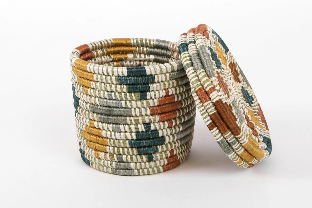 RWANDA Sand Almasi Lidded Box Hampers & Storage 4 RWANDA Sand Almasi Lidded Box Hampers & Storage