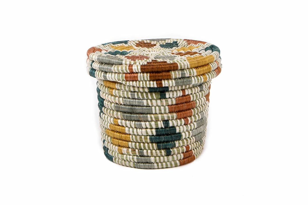 RWANDA Sand Almasi Lidded Box Hampers & Storage 2 RWANDA Sand Almasi Lidded Box Hampers & Storage