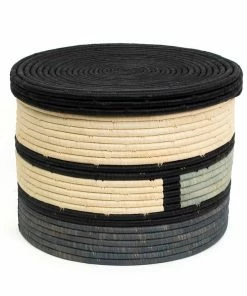 UGANDA Large Carbon Color Blocked Box