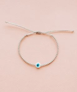 GREECE Kids Evil Eye Braided Bead Bracelet JEWELRY