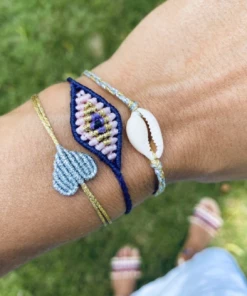 GREECE Large Evil Eye Bracelet JEWELRY