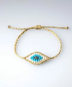GREECE Large Evil Eye Bracelet JEWELRY