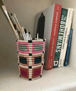 RWANDA Tiny Neon Vase / Pencil Holder HOME