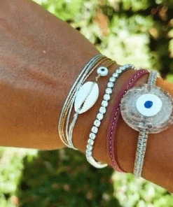 GREECE Rhiannon Cowrie Shell Bracelet