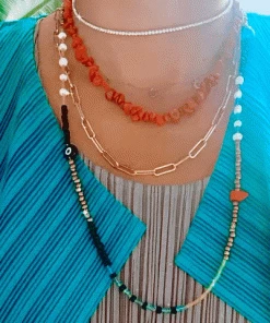 GREECE Chloe Coral Choker