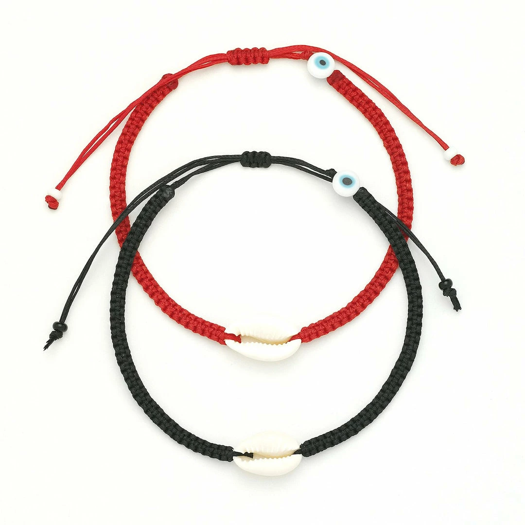 GREECE Monochrome Cowrie Shell Anklet JEWELRY 3 GREECE Monochrome Cowrie Shell Anklet JEWELRY