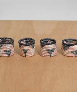 RWANDA Cloud Pink Napkin Rings