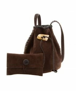 ITALY BAGS Nirmala Suede Brown
