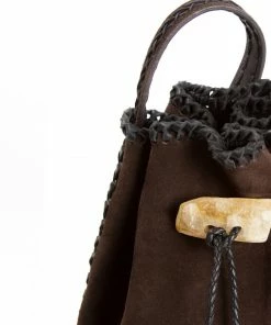 ITALY BAGS Nirmala Suede Brown