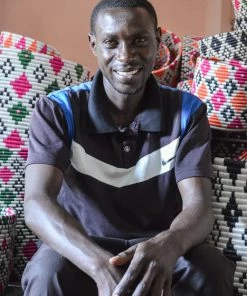 RWANDA Black + Neon Abstract Vase 9 RWANDA Black + Neon Abstract Vase