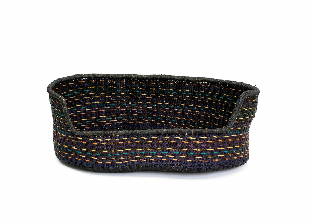 GHANA HOME Medium Multicolor Dashed Pet Bed 3 GHANA HOME Medium Multicolor Dashed Pet Bed