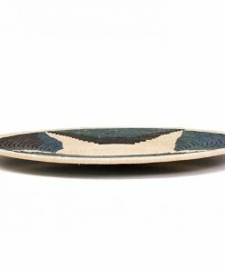 UGANDA 32" Jumbo Cool Benoite Woven Wall Art Plate HOME