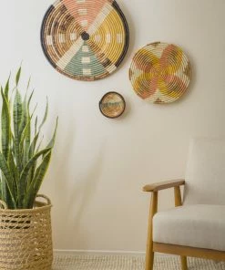 UGANDA 21" Large Mbalwa Woven Wall Art Plate