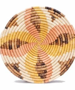 UGANDA 14" Small Mbalwa Woven Wall Art Plate HOME
