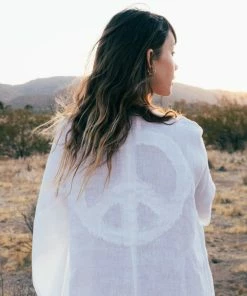 INDIA CLOTHING Let There Be Peace Kaftan