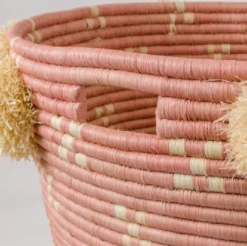 UGANDA HOME Blush Polkadot Pom Pom Hamper