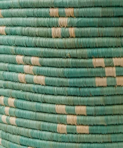 UGANDA Teal Polkadot Pom Pom Hamper