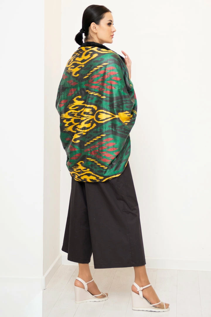 UZBEKISTAN Silk Ikat Shrug 4 UZBEKISTAN Silk Ikat Shrug