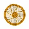 RWANDA Spiral Metallic Gold Hot Pad HOME